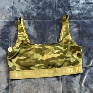 PINK ULTIMATE Camo Sports Bra